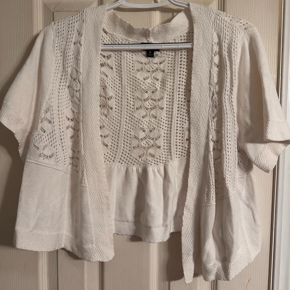 Torrid Cream Open-Front Cardigan